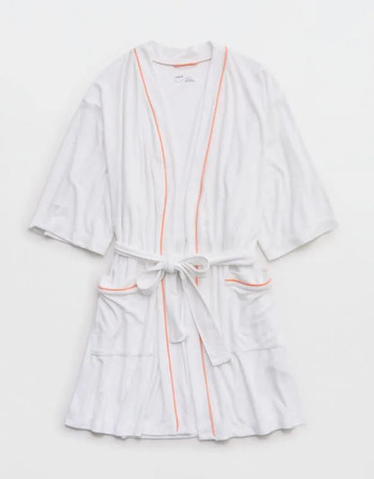 Aerie Real Hot Terry Piping Robe