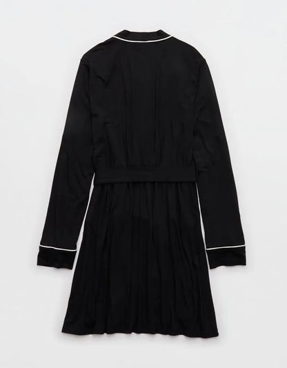 OVERSLEPT by Aerie Real Soft® Piping Robe