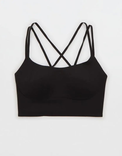OFFLINE By Aerie Real Me XTRA Hold Up! Strappy Sports Bra