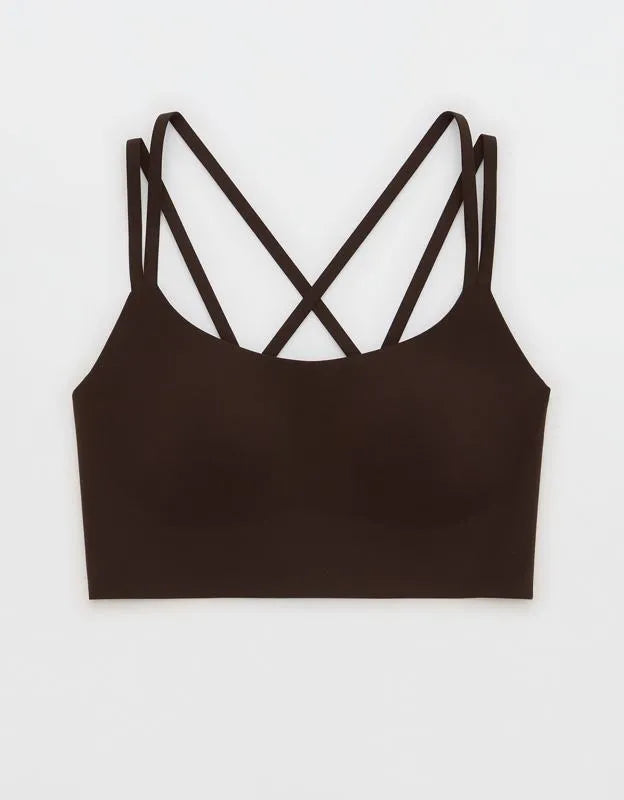OFFLINE By Aerie Real Me XTRA Hold Up! Strappy Sports Bra