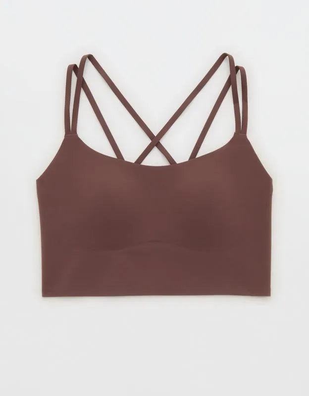 OFFLINE By Aerie Real Me XTRA Hold Up! Strappy Sports Bra