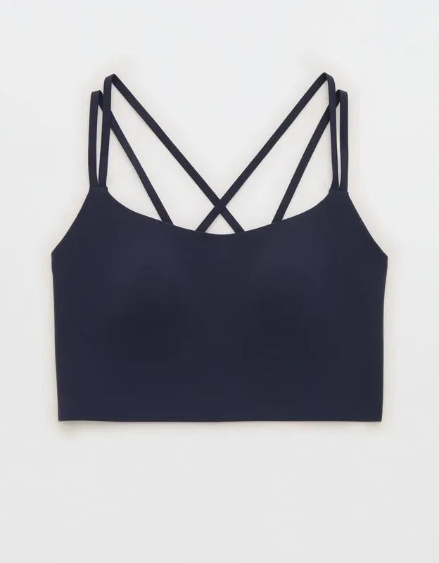 OFFLINE By Aerie Real Me XTRA Hold Up! Strappy Sports Bra
