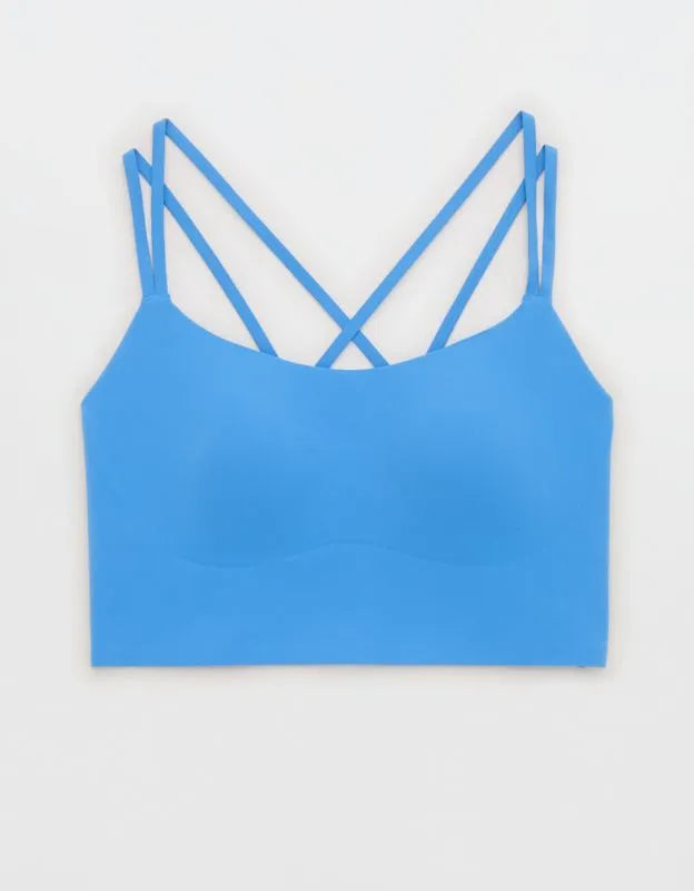 OFFLINE By Aerie Real Me XTRA Hold Up! Strappy Sports Bra