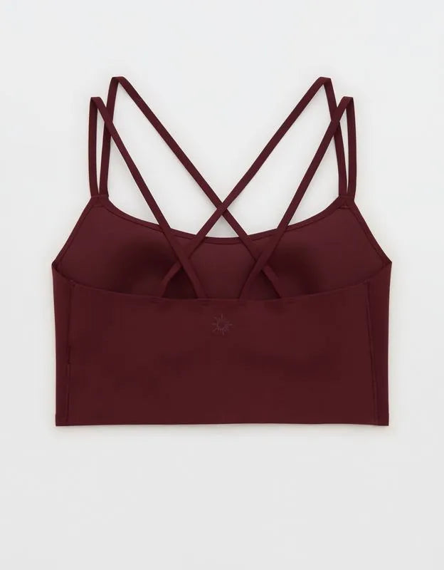 OFFLINE By Aerie Real Me XTRA Hold Up! Strappy Sports Bra