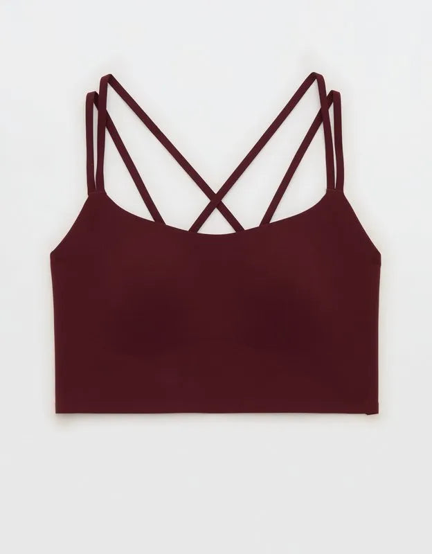 OFFLINE By Aerie Real Me XTRA Hold Up! Strappy Sports Bra