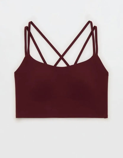 OFFLINE By Aerie Real Me XTRA Hold Up! Strappy Sports Bra