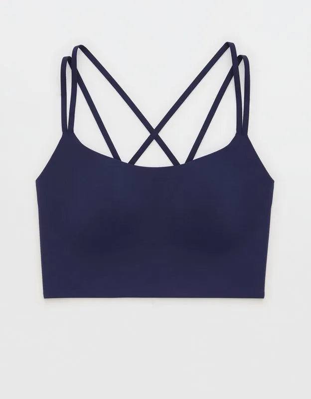 OFFLINE By Aerie Real Me XTRA Hold Up! Strappy Sports Bra
