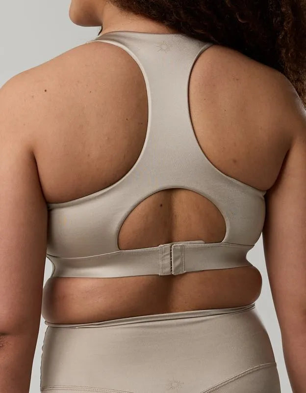 OFFLINE By Aerie Goals Gloss High Neck Sports Bra