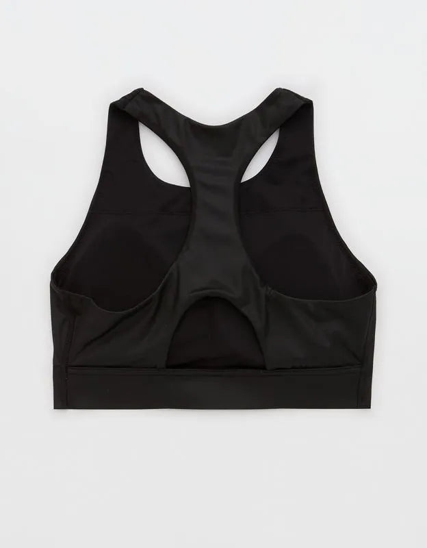 OFFLINE By Aerie Goals Gloss High Neck Sports Bra