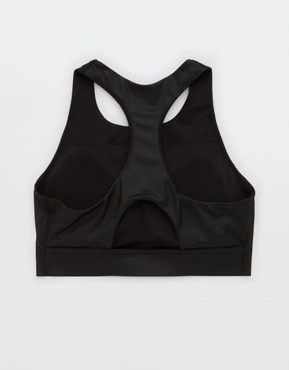 OFFLINE By Aerie Goals Gloss High Neck Sports Bra