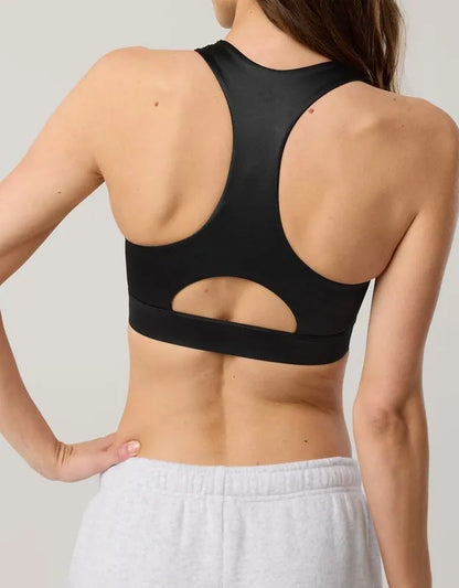 OFFLINE By Aerie Goals Gloss High Neck Sports Bra