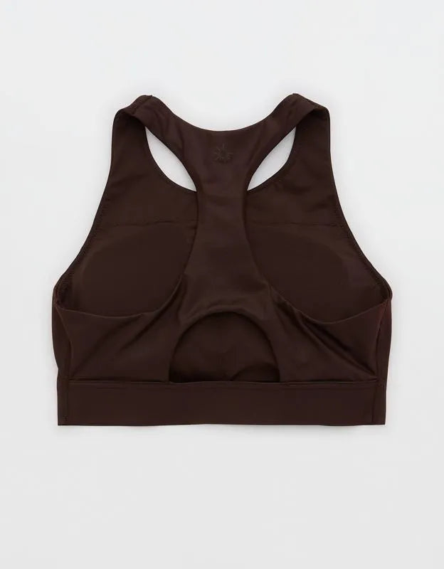 OFFLINE By Aerie Goals Gloss High Neck Sports Bra