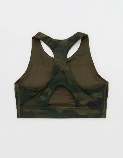 OFFLINE By Aerie Goals Gloss High Neck Sports Bra