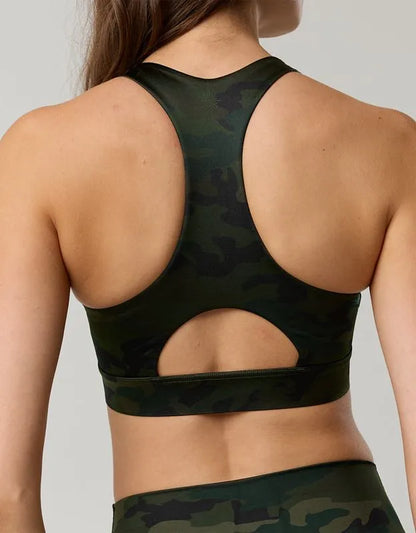 OFFLINE By Aerie Goals Gloss High Neck Sports Bra