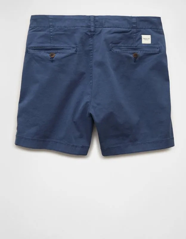 AE 5" Flex Lived-In Khaki Short