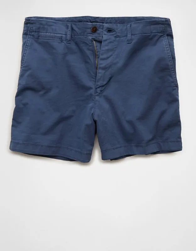 AE 5" Flex Lived-In Khaki Short