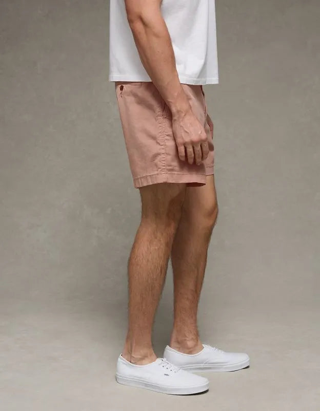 AE 5" Flex Lived-In Khaki Short