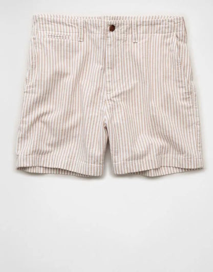 AE 5" Flex Lived-In Khaki Short