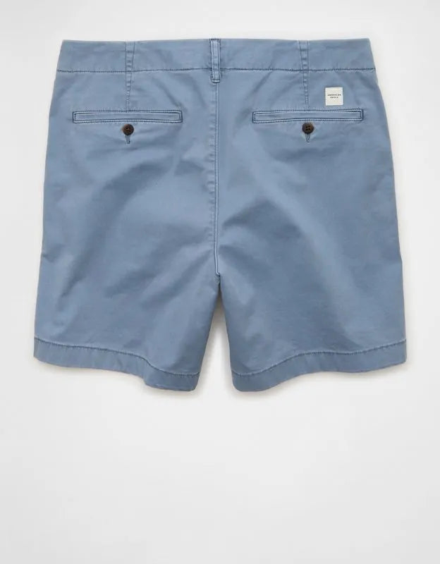 AE 7" Flex Lived-In Khaki Short