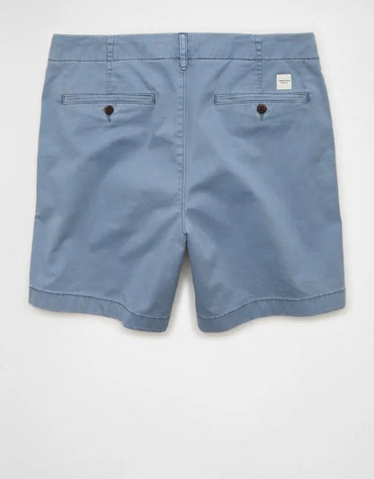 AE 7" Flex Lived-In Khaki Short