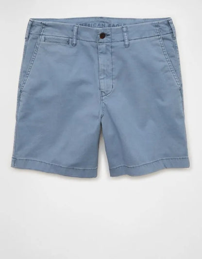 AE 7" Flex Lived-In Khaki Short