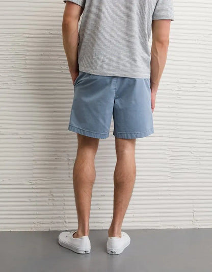 AE 7" Flex Lived-In Khaki Short
