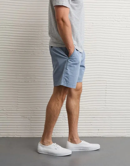AE 7" Flex Lived-In Khaki Short
