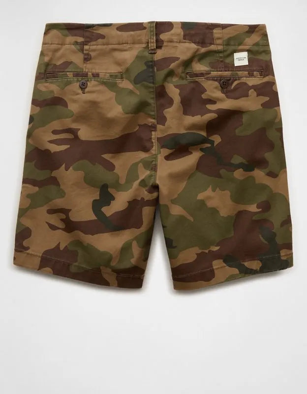 AE 7" Flex Lived-In Khaki Short