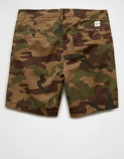 AE 7" Flex Lived-In Khaki Short