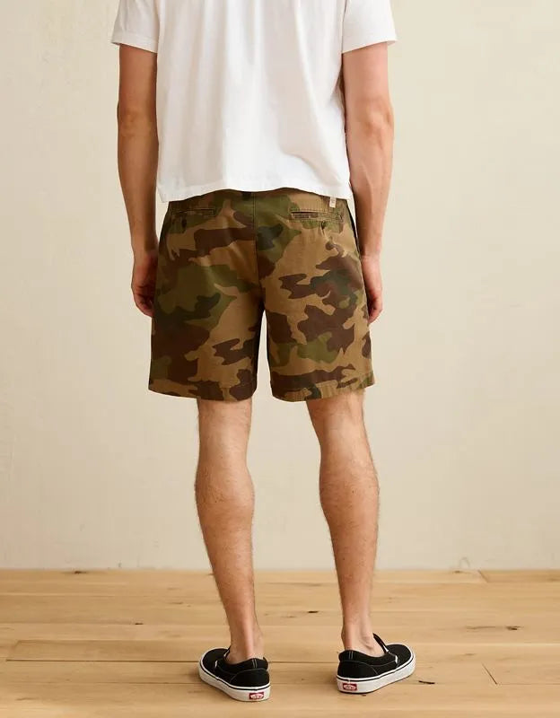 AE 7" Flex Lived-In Khaki Short