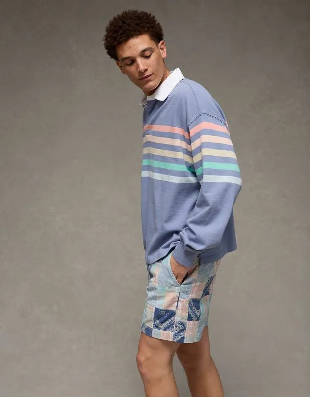 AE Pride 5" Flex Lived-In Khaki Short