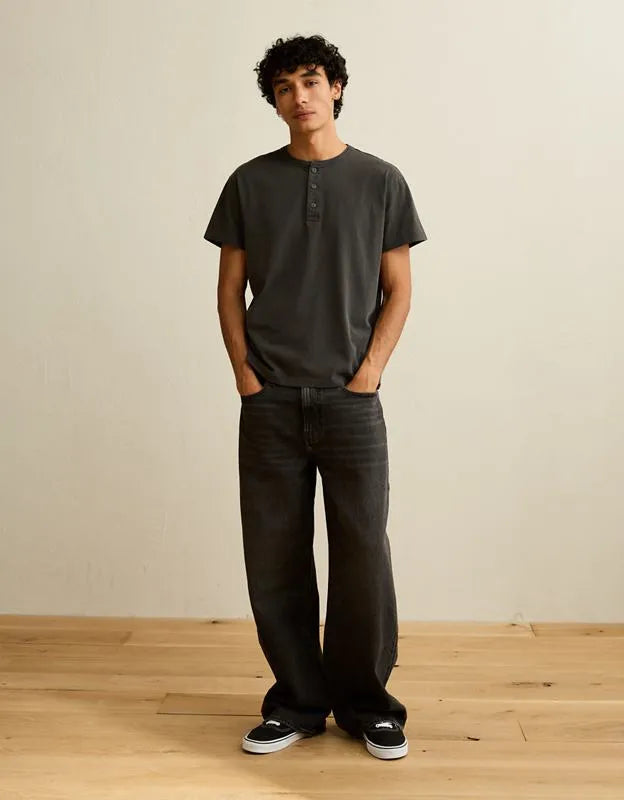 AE Vintage Relaxed Fit Henley T-Shirt