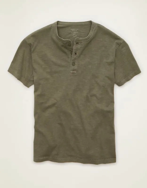 AE Vintage Relaxed Fit Henley T-Shirt