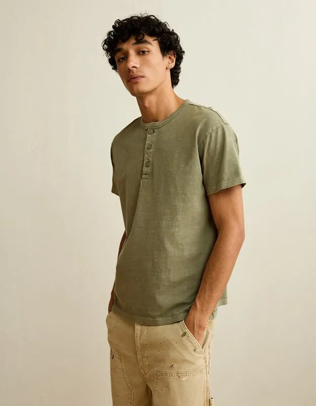 AE Vintage Relaxed Fit Henley T-Shirt