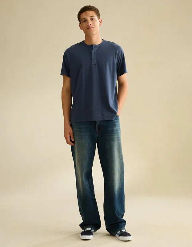 AE Vintage Relaxed Fit Henley T-Shirt