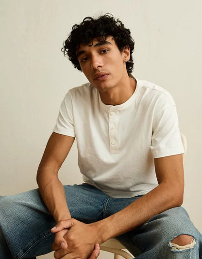 AE Vintage Relaxed Fit Henley T-Shirt