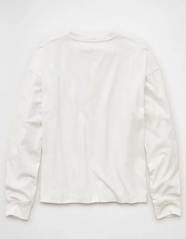 AE Boxy Fit Lightweight Henley T-Shirt