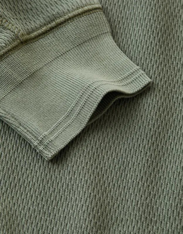 AE Boxy Fit Thermal Henley T-Shirt
