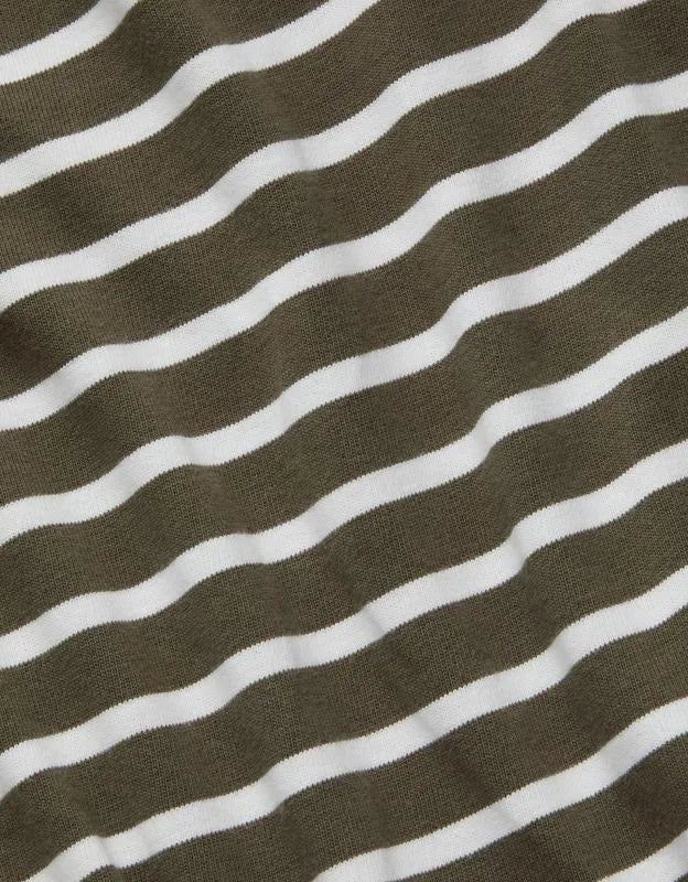 AE77 Boxy Long-Sleeve Stripe T-Shirt