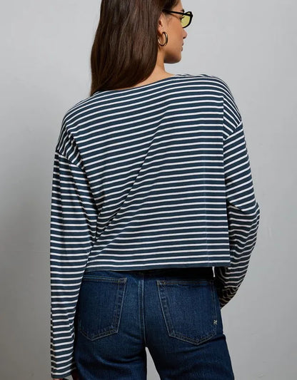 AE77 Long-Sleeve Boatneck Shirt