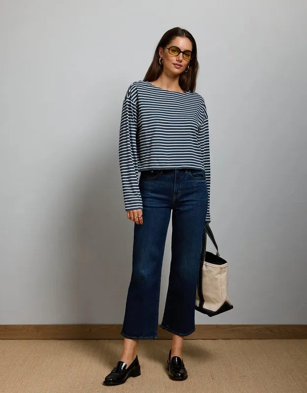 AE77 Long-Sleeve Boatneck Shirt