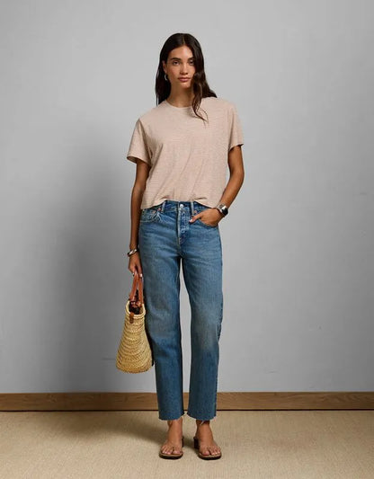 AE77 Premium Linen-Blend T-Shirt