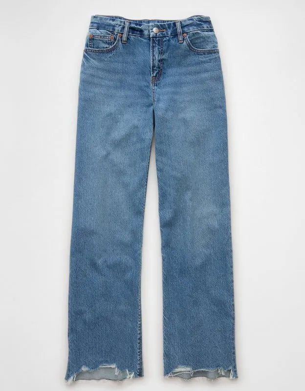 AE Curvy High-Waisted Stovepipe Jean