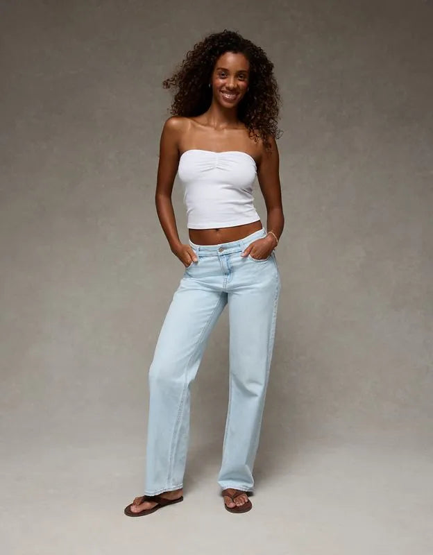 AE Curvy High-Waisted Stovepipe Jean