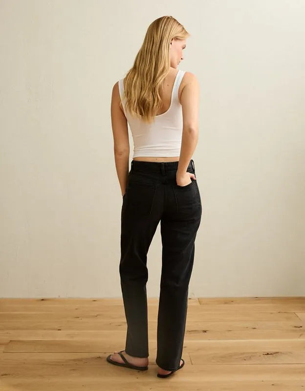 AE Curvy High-Waisted Stovepipe Jean