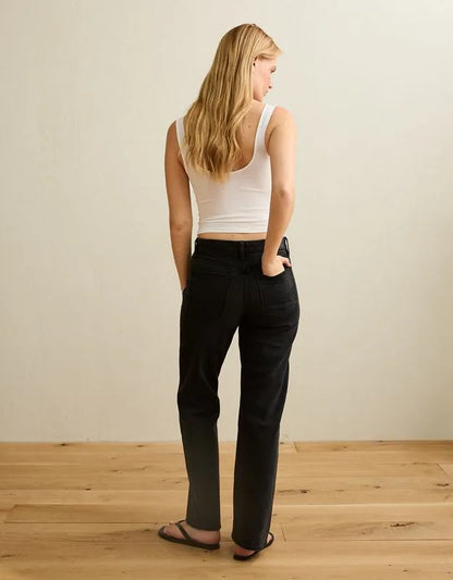 AE Curvy High-Waisted Stovepipe Jean