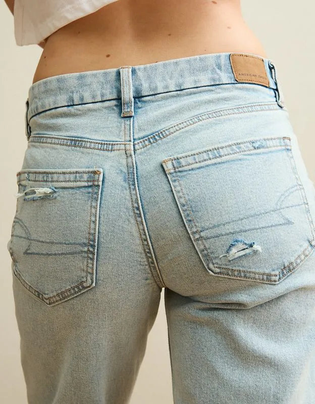 AE Curvy High-Waisted Stovepipe Jean