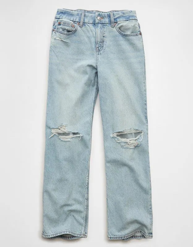 AE Curvy High-Waisted Stovepipe Jean