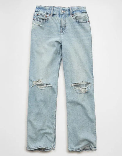 AE Curvy High-Waisted Stovepipe Jean