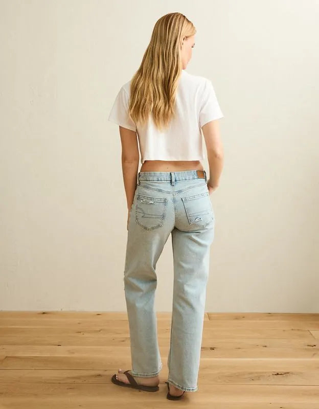AE Curvy High-Waisted Stovepipe Jean